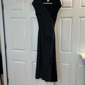 Cabi Black Night Sky Polka Dot Disco Wrap Dress style #5609